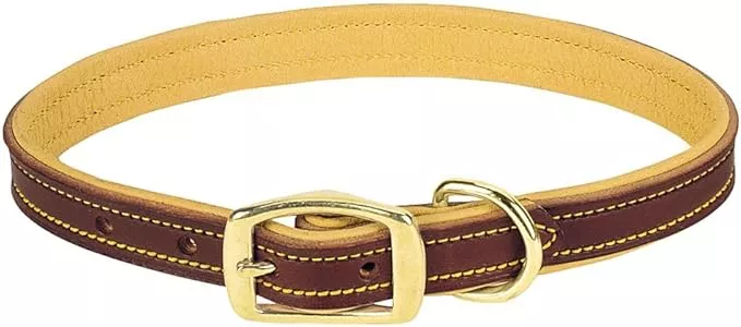 Weaver Leather Deer Ridge Collar, 5/8 x 11-Inch, Brown