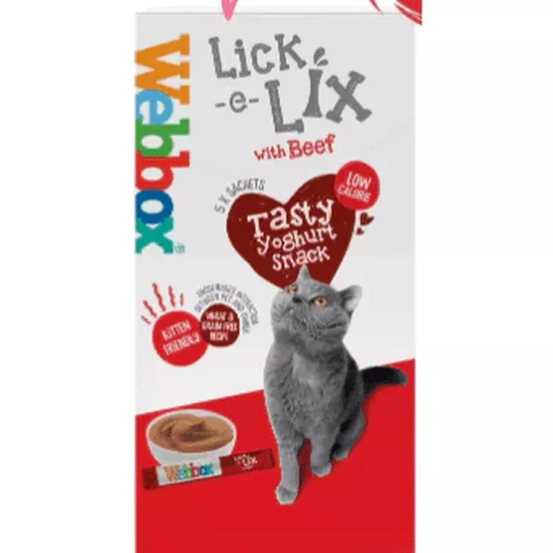 Webbox Lick-e-Lix with Beef 5x15gr