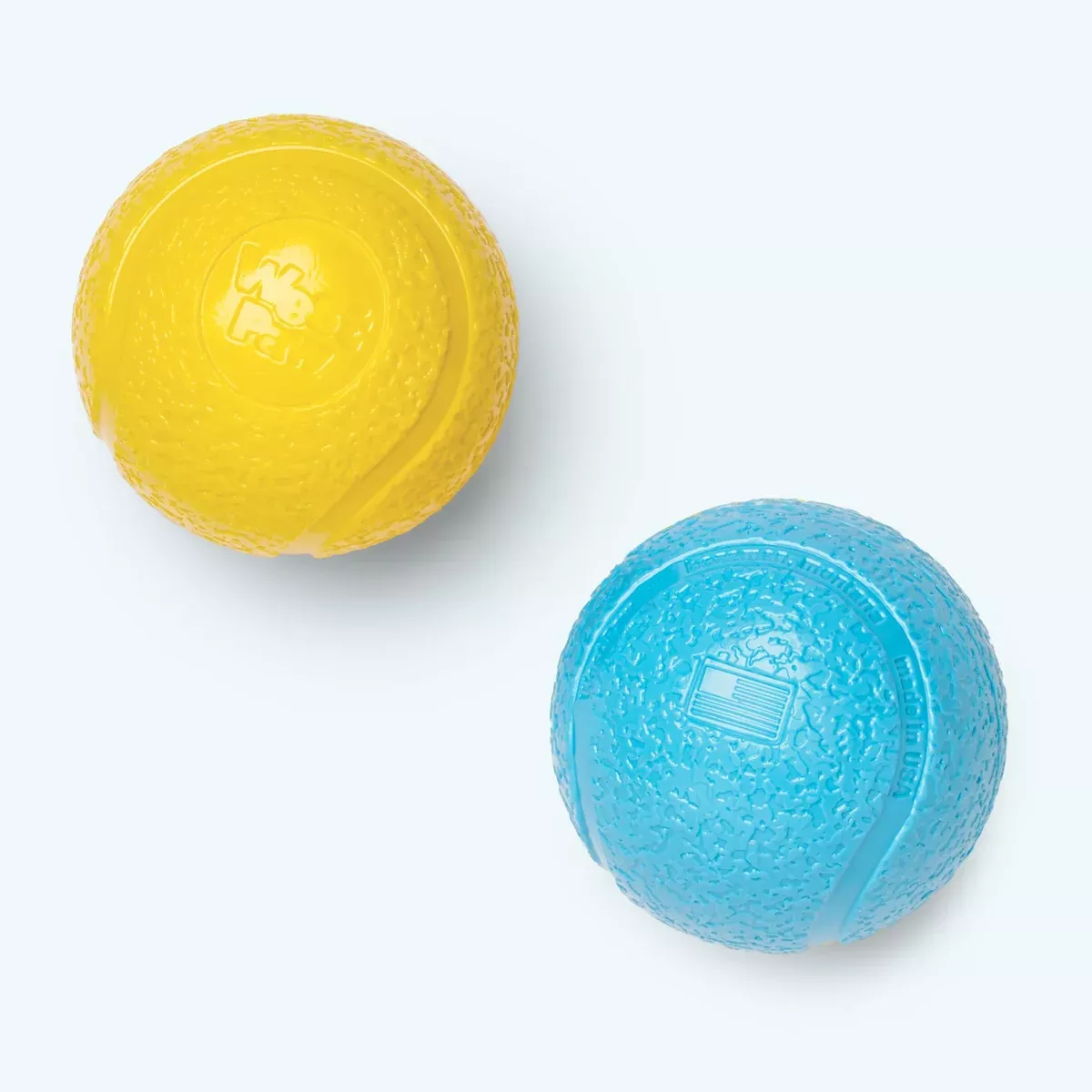 West Paw Boundr Ball Dog Toy – Small – Aqua – 2 Pack