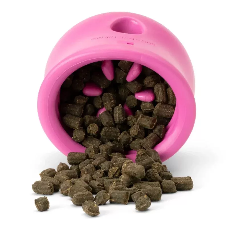 West Paw Toppl Puzzle Dog Toy – Large – Hot Pink