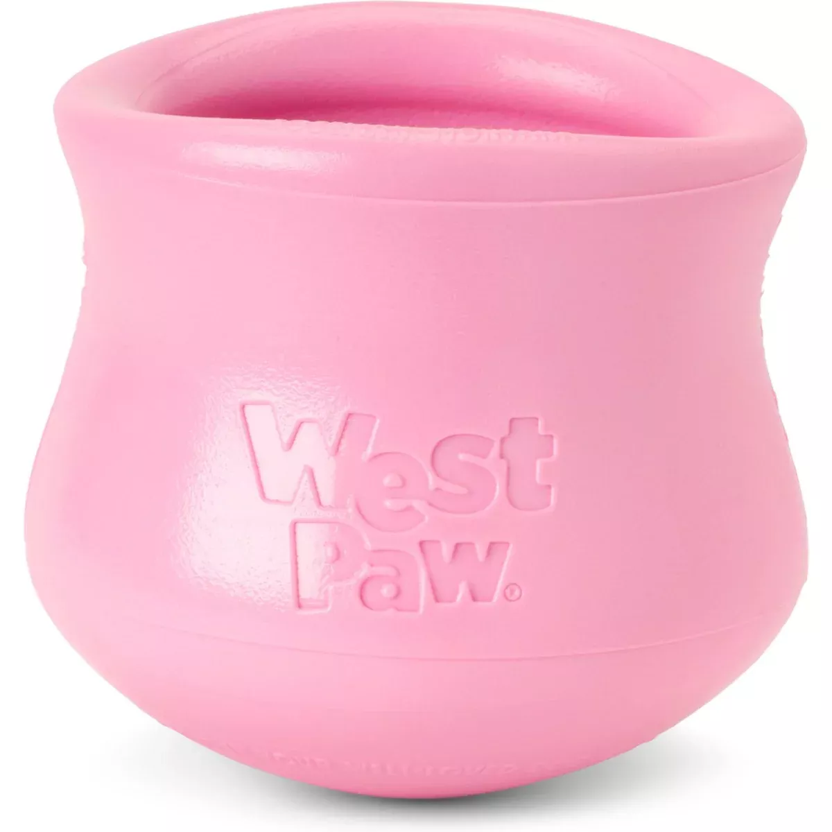 WEST PAW Toppl Toy for Dogs, Bubblegum, S, 2.5″ x 3″ x 3″