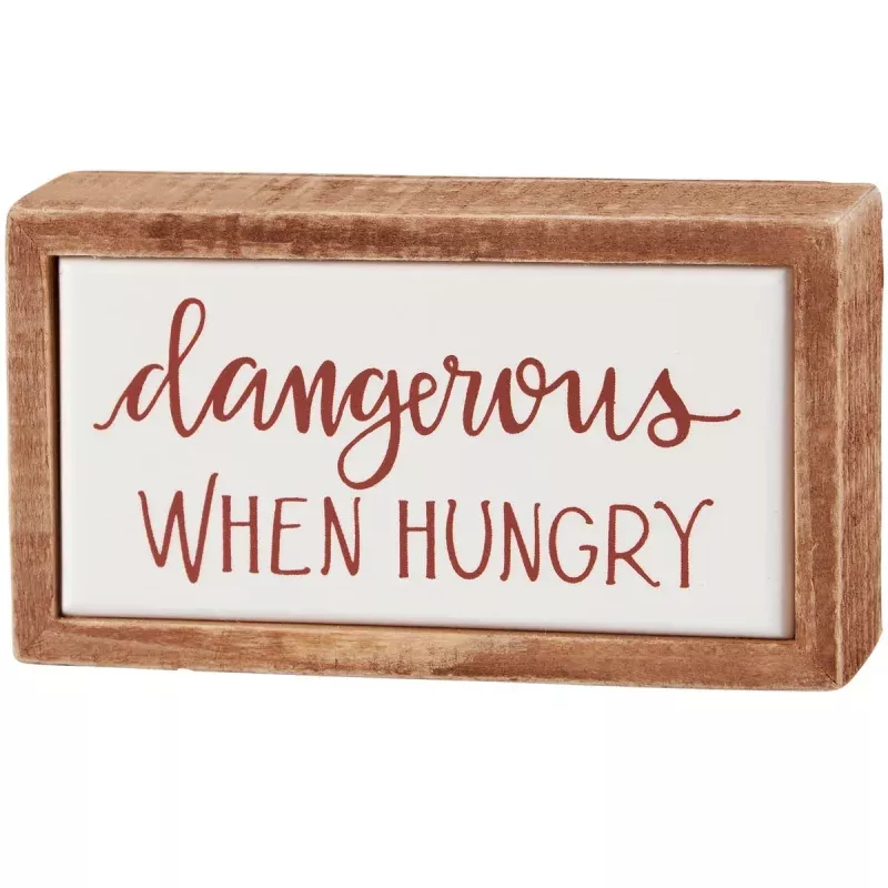 When Hungry Box Sign Mini