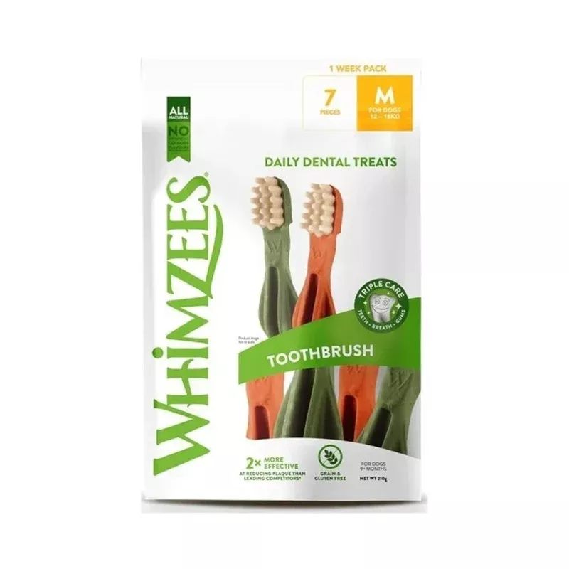 Whimzees Dental Toothbrush Treats Small 24pcs