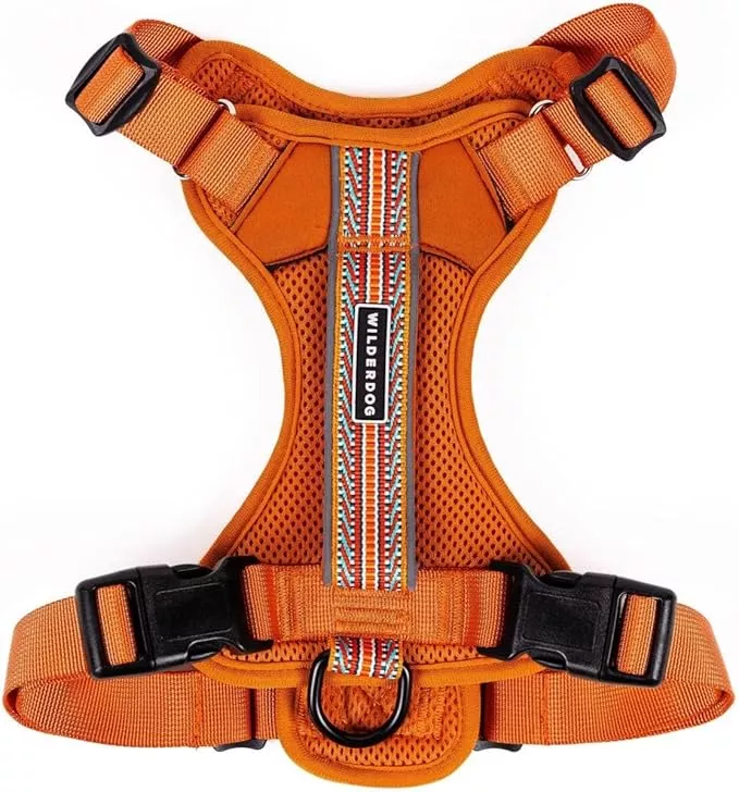 Wilderdog Lightweight Dog Harness with Reflective Straps – Large – Sienna