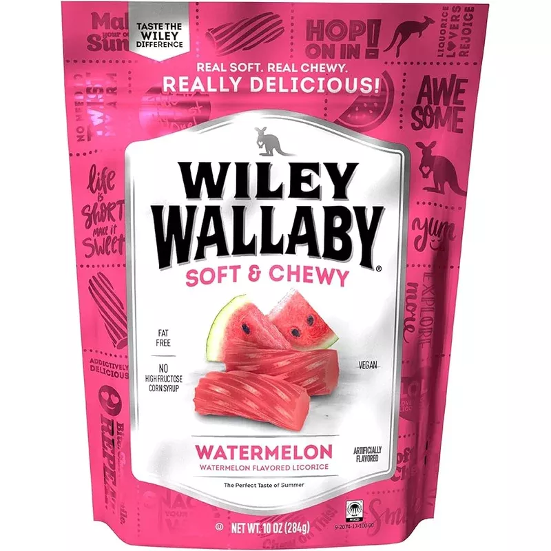 Wiley Wallaby Watermelon Licorice 10oz