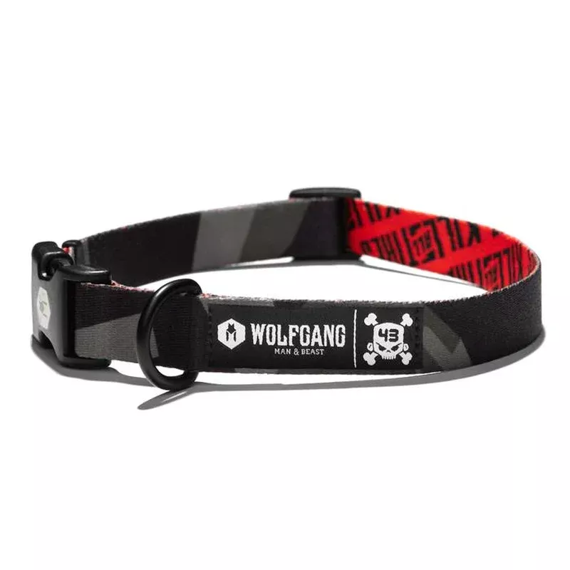Wolfgang Dog Collar Geo Drip Medium 12-18″