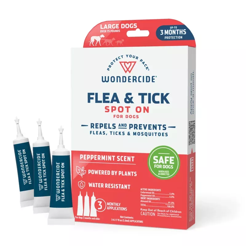Wondercide Dog Flea and Tick Spot On Peppermint