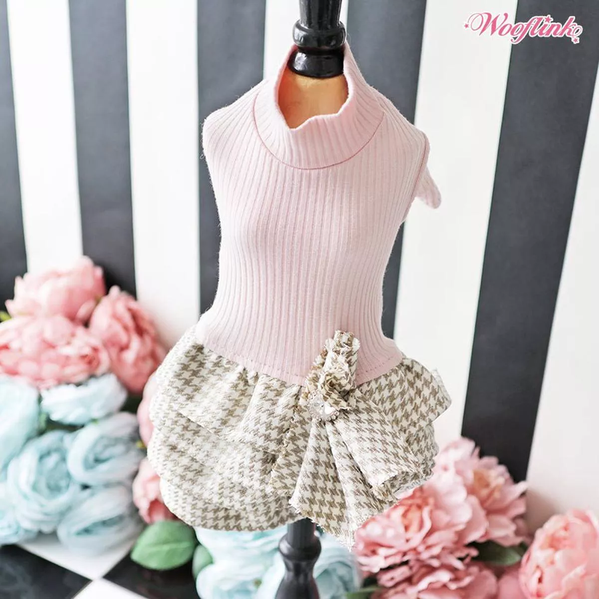 Wooflink Annette Dress – Pink