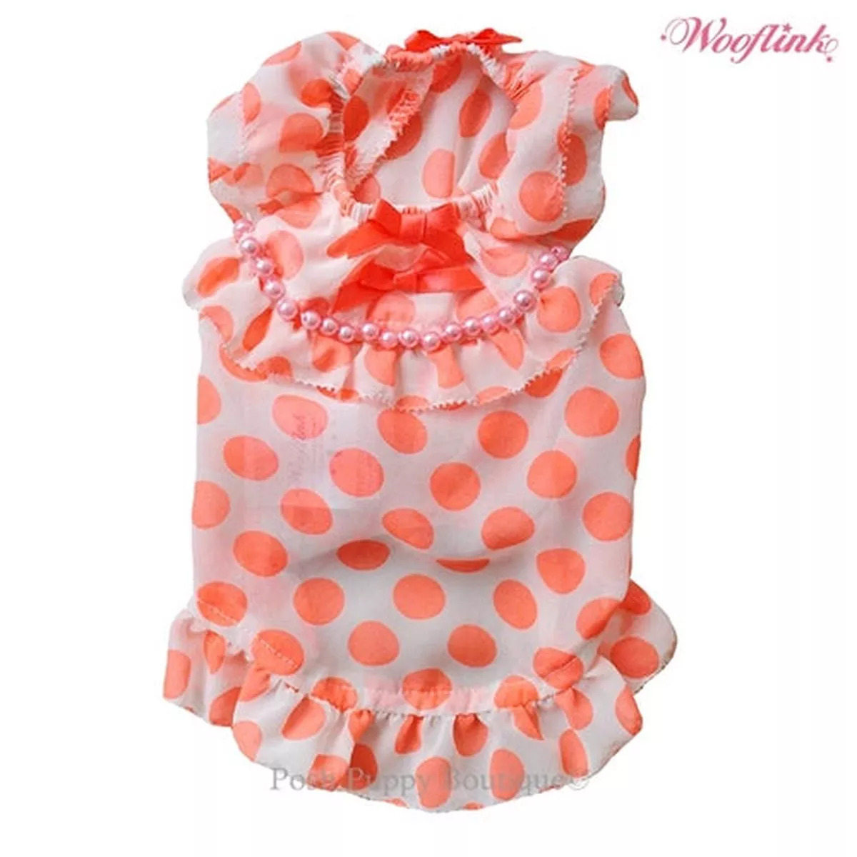 Wooflink Baby Doll 2 Dress- Orange