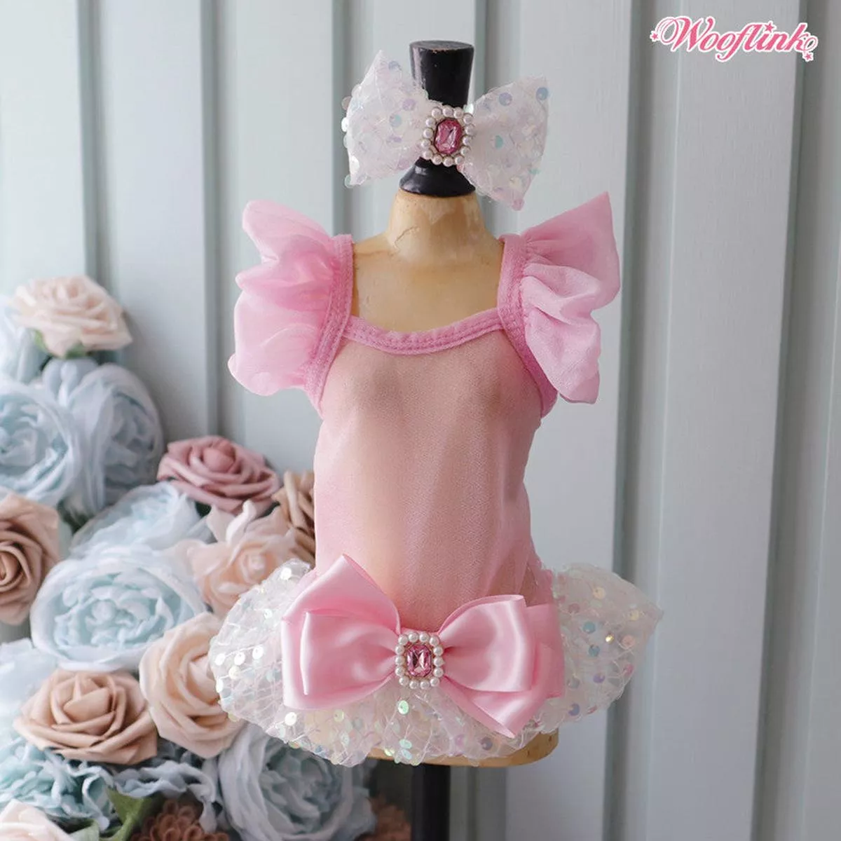 Wooflink Bubble Gum Top in Pink