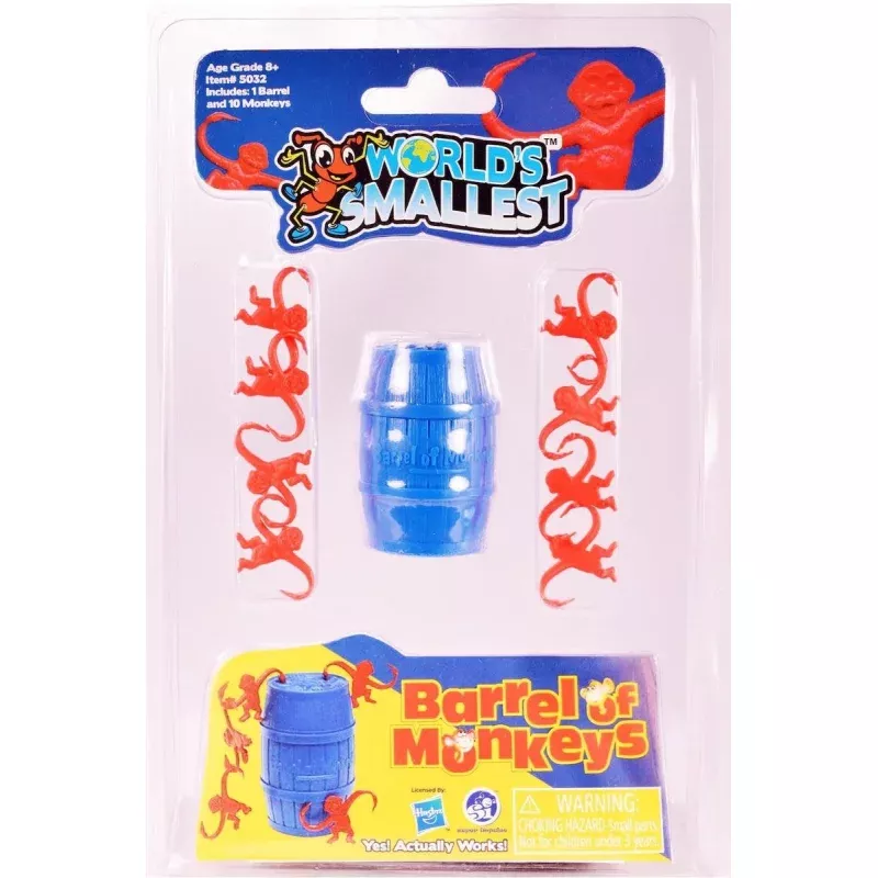 World’s Smallest Barrel of Monkeys