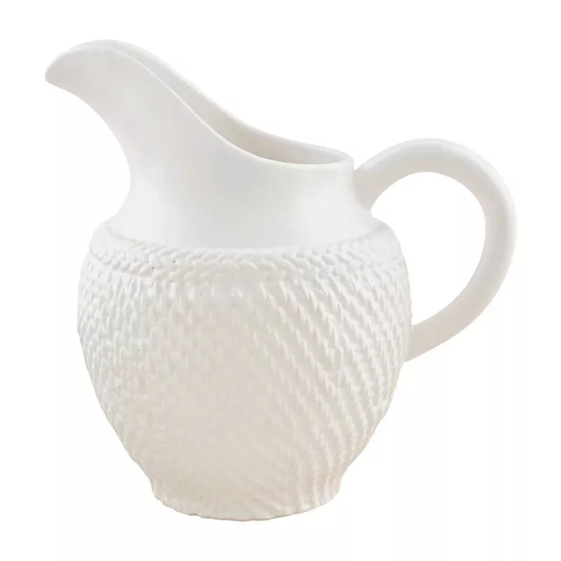 Woven Stoneware Pitcher