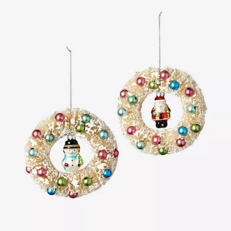 Wreath Ornament|Santa
