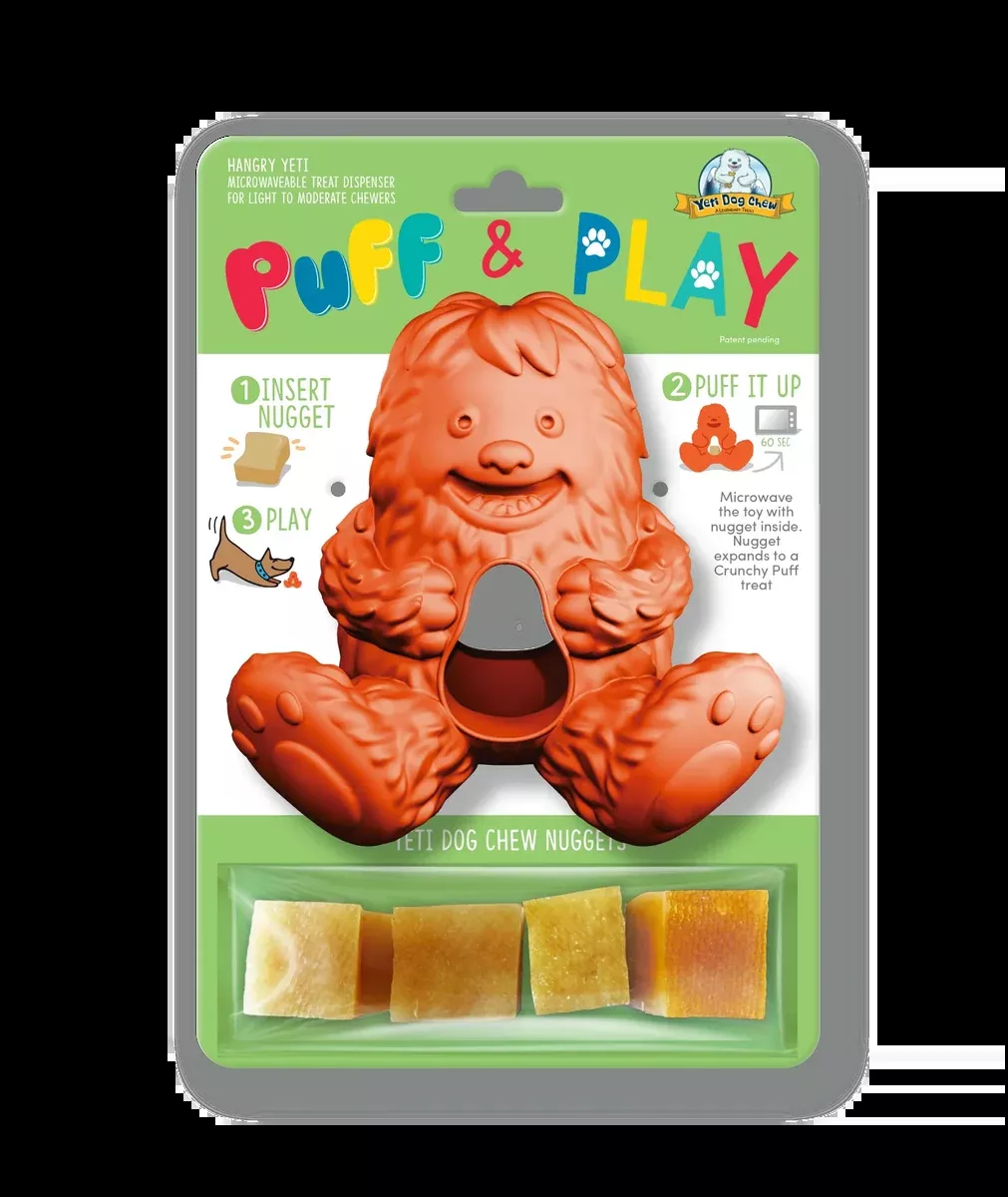Yeti Dog Chews Yeti Puff and Play Dog Toy
