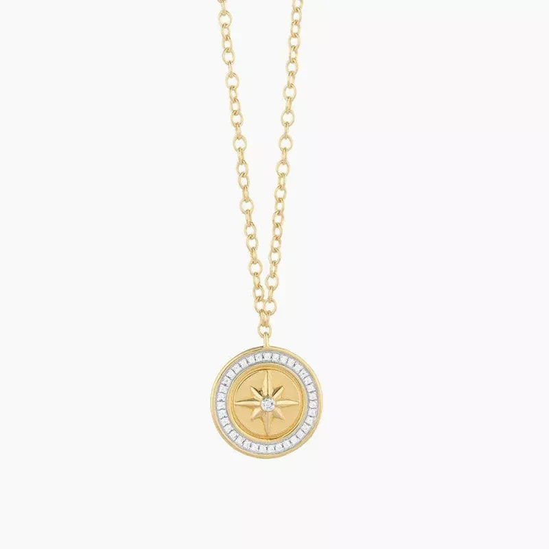 Your Own Path Compass Necklace