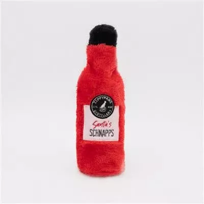 Zippy Paws Happy Hour Holiday Crusherz Santa Schnapps