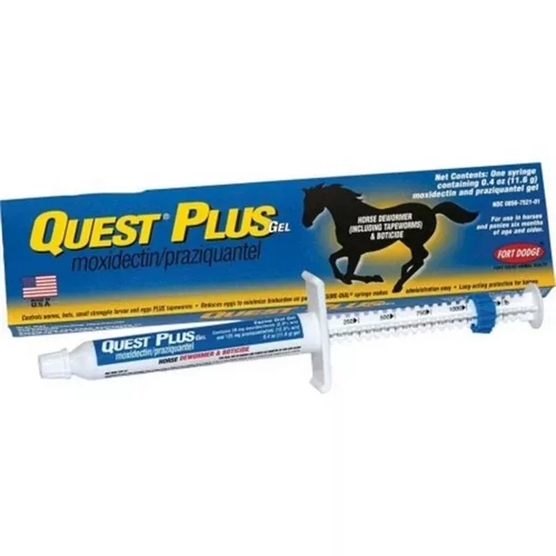 Zoetis, Quest Plus Horse Dewormer Gel, .40 Oz