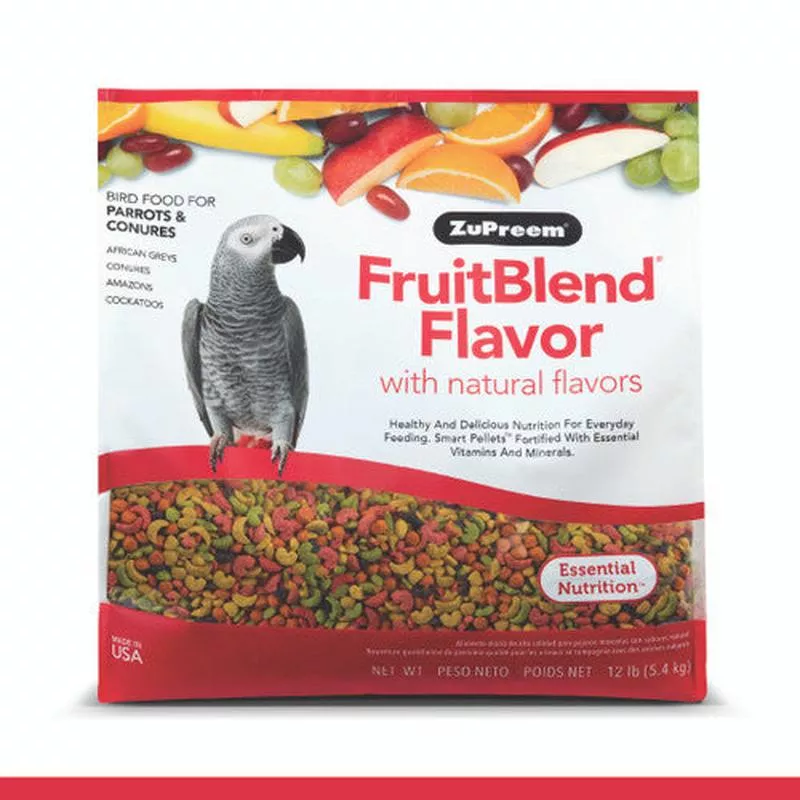 ZuPreem FruitBlend Bird Food Parrots & Conures 12 lb – Default Title