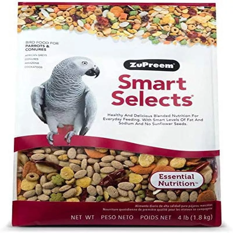ZuPreem Smart Selects Bird Food Parrots & Conures 4 lb – Default Title