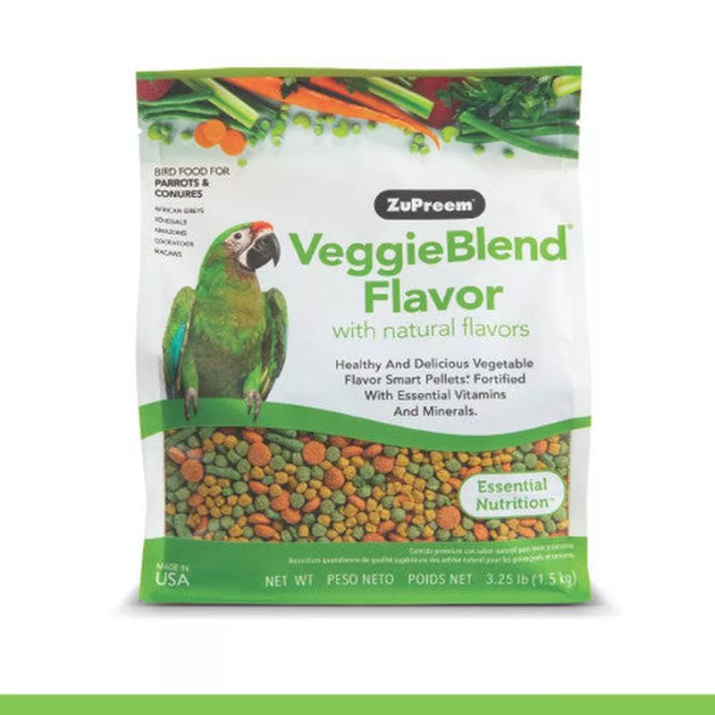 ZuPreem VeggieBlend Bird Food Parrots & Conures 3.25 lb – Default Title