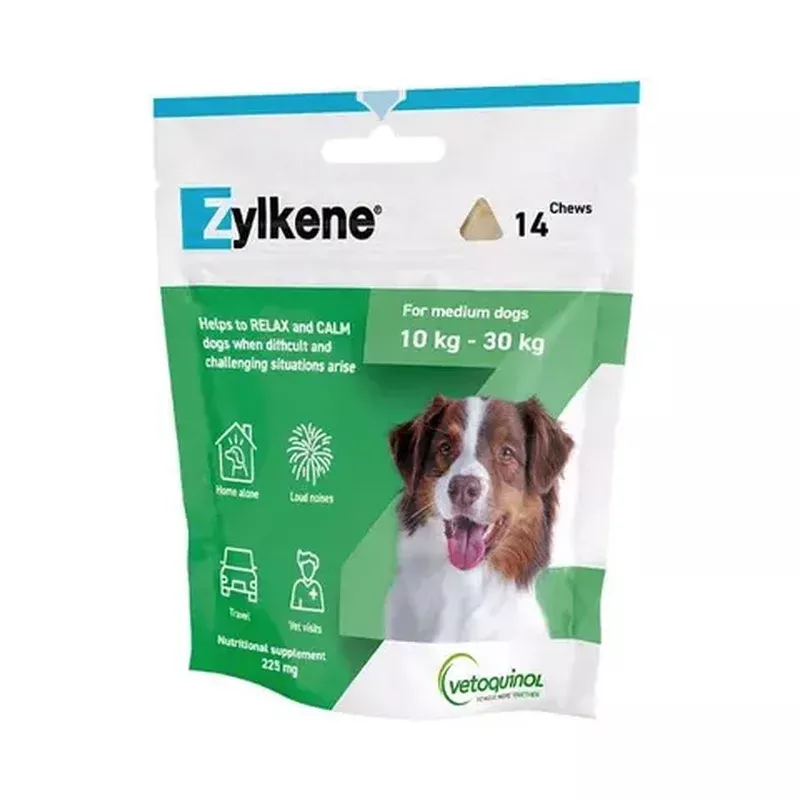 ZYLKENE CHEW MED DOG 10-30KG 225MG 14PK