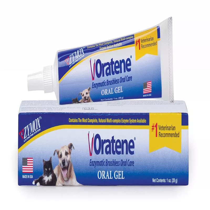 Zymox Oratene Antiseptic Oral Gel for Dogs 1 oz